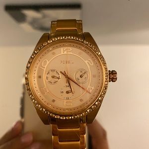 Fossil Watch. Rose Gold